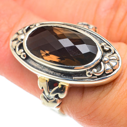 Smoky Quartz Rings handcrafted by Ana Silver Co - RING65494