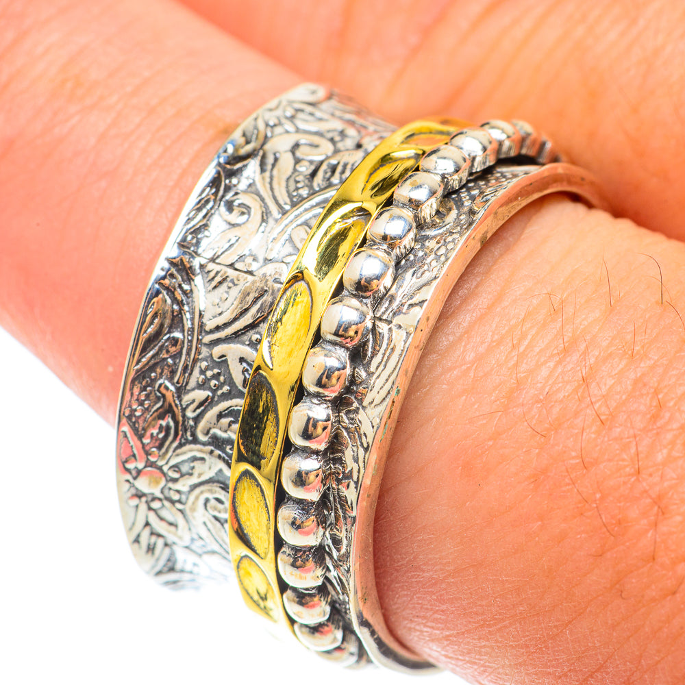 Meditation Spinner Rings handcrafted by Ana Silver Co - RING65501