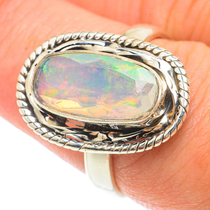 Ethiopian Opal Rings handcrafted by Ana Silver Co - RING65508