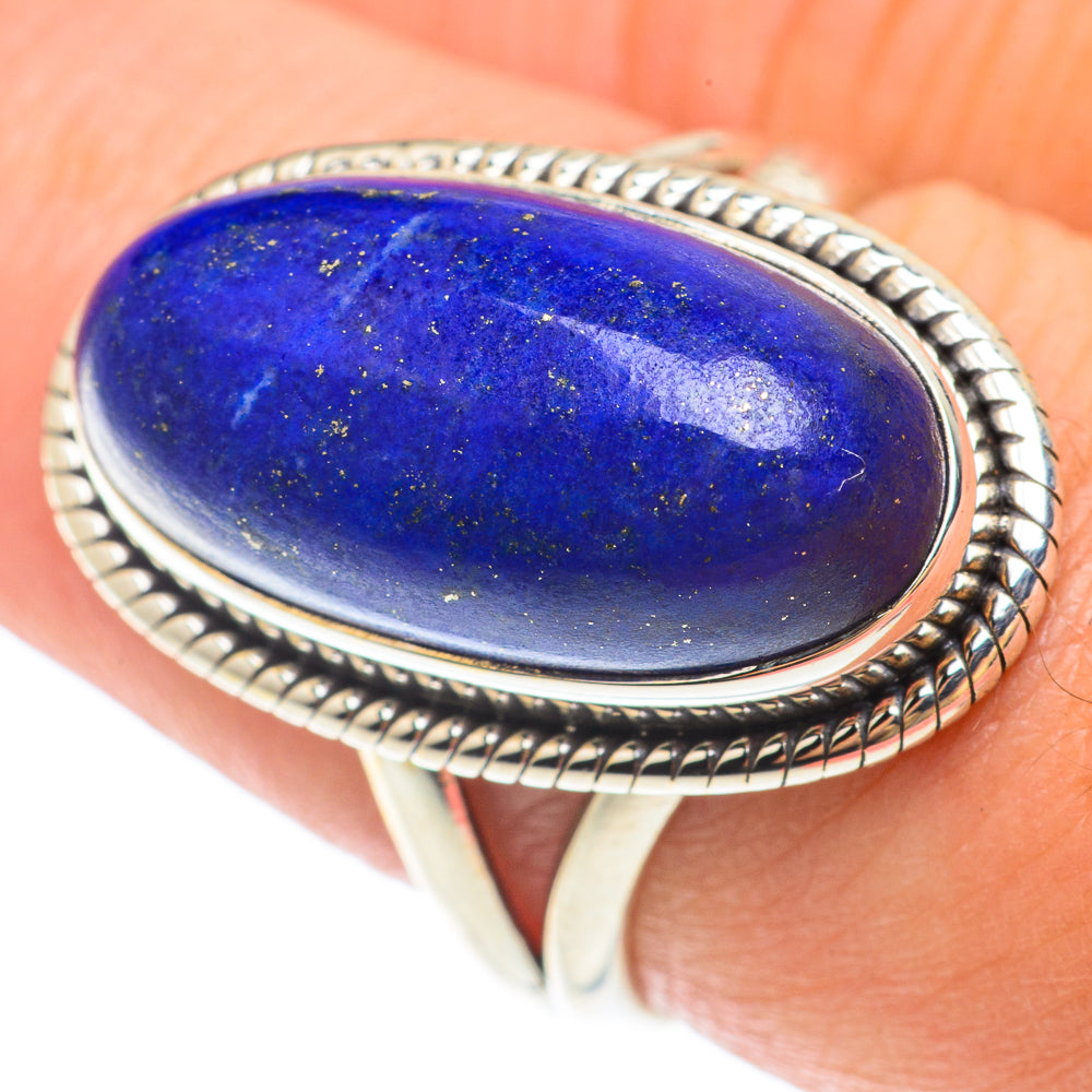 Lapis Lazuli Rings handcrafted by Ana Silver Co - RING65510