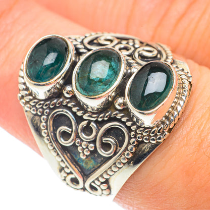 Green Fluorite Rings handcrafted by Ana Silver Co - RING65512