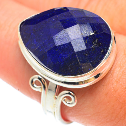 Lapis Lazuli Rings handcrafted by Ana Silver Co - RING65513