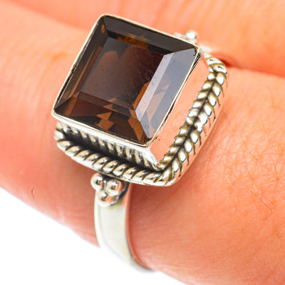 Smoky Quartz Rings handcrafted by Ana Silver Co - RING65517