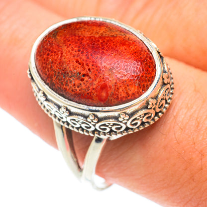 Sponge Coral Rings handcrafted by Ana Silver Co - RING65518