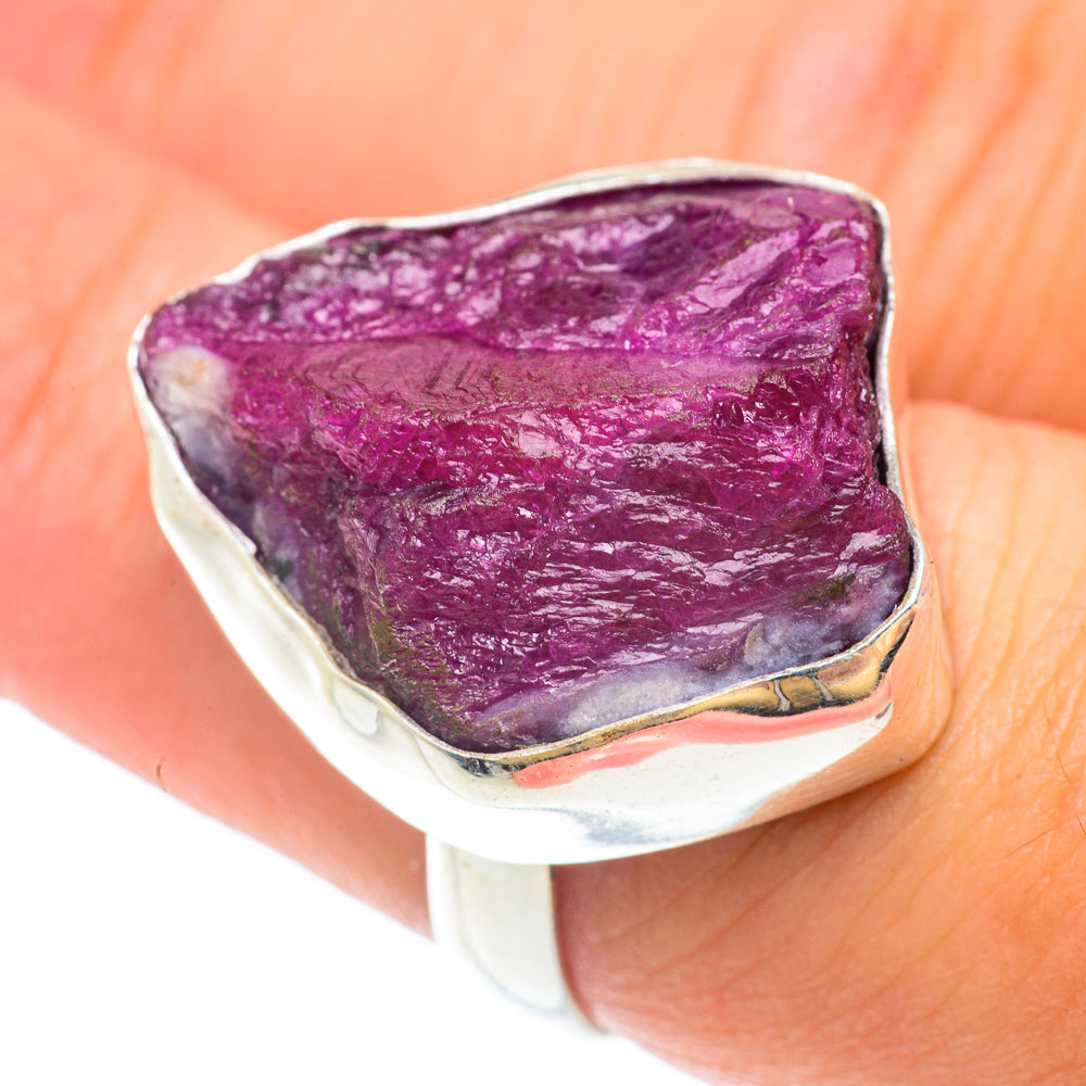 Ruby Fuchsite Rings handcrafted by Ana Silver Co - RING65520
