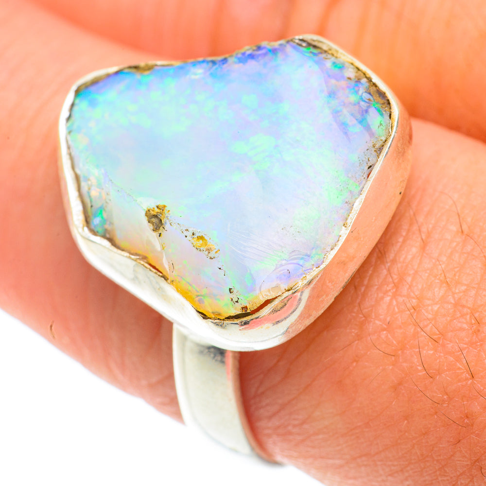 Ethiopian Opal Rings handcrafted by Ana Silver Co - RING65527