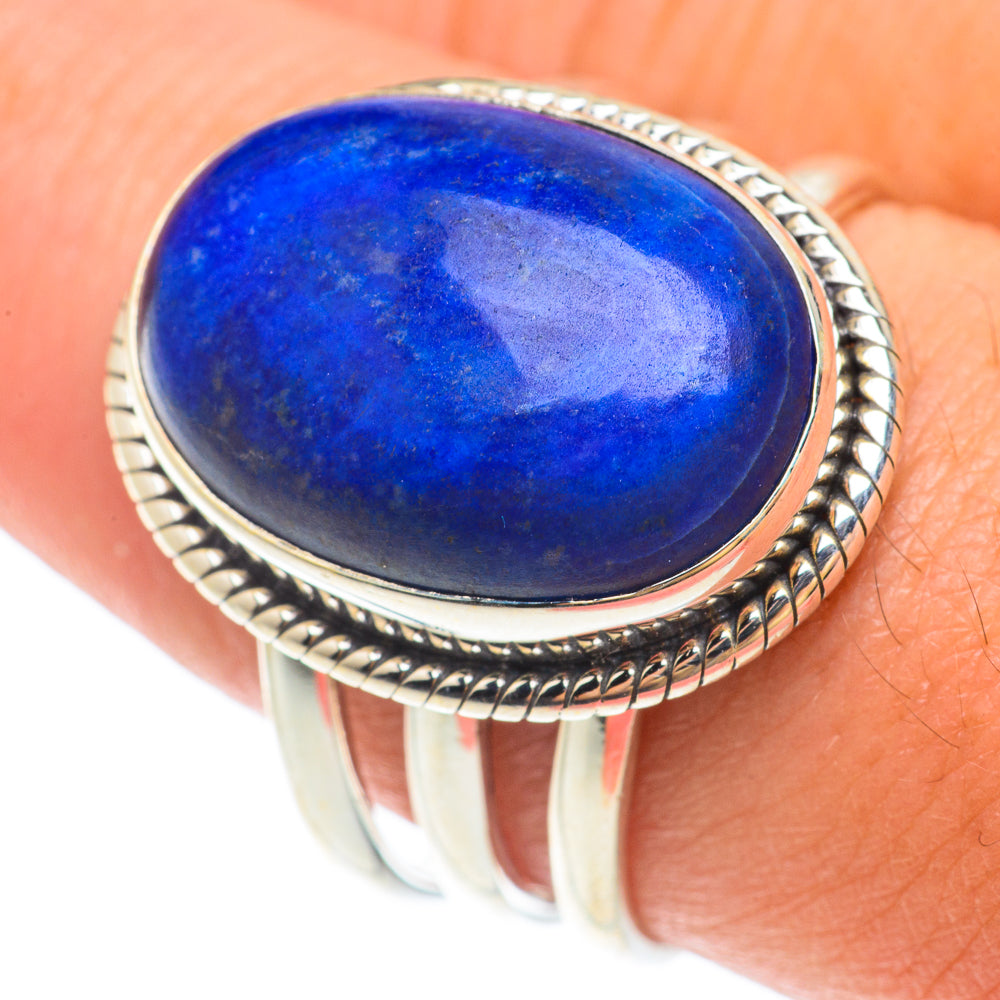 Lapis Lazuli Rings handcrafted by Ana Silver Co - RING65531