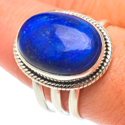 Lapis Lazuli Rings handcrafted by Ana Silver Co - RING65531