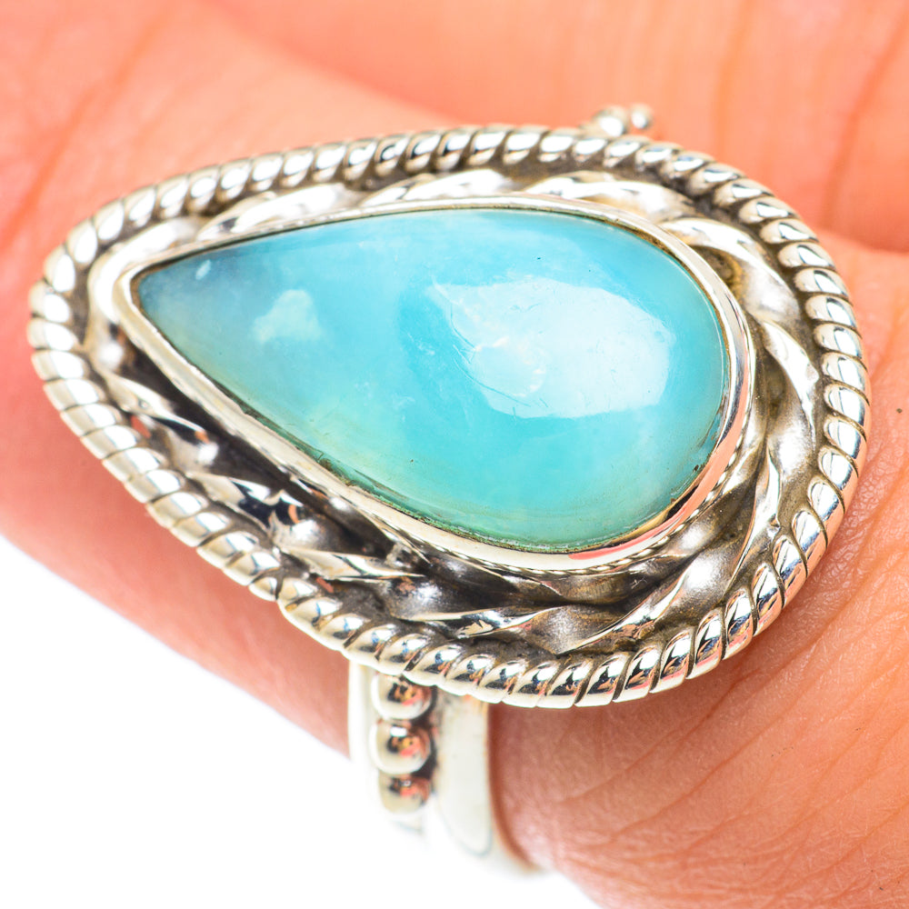 Peruvian Opal Rings handcrafted by Ana Silver Co - RING65532