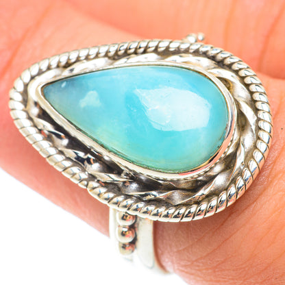 Peruvian Opal Rings handcrafted by Ana Silver Co - RING65532