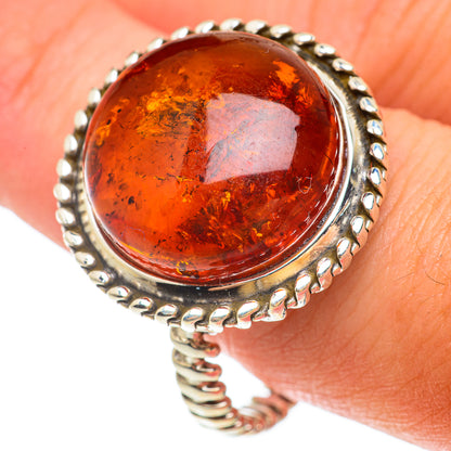 Baltic Amber Rings handcrafted by Ana Silver Co - RING65538