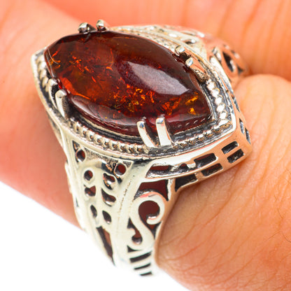 Baltic Amber Rings handcrafted by Ana Silver Co - RING65539