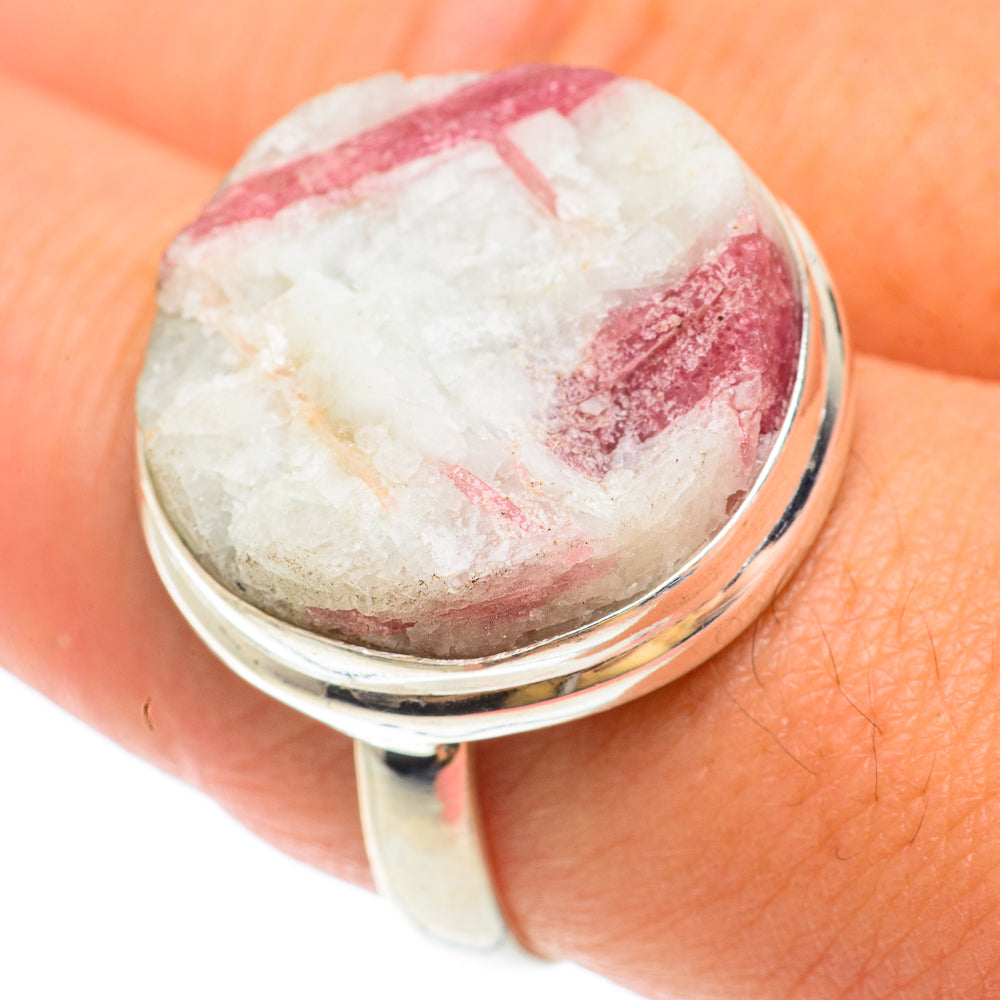 Cobalto Calcite Druzy Rings handcrafted by Ana Silver Co - RING65541