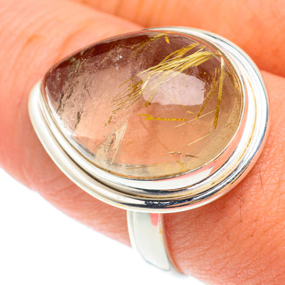 Rutilated Quartz Rings handcrafted by Ana Silver Co - RING65544