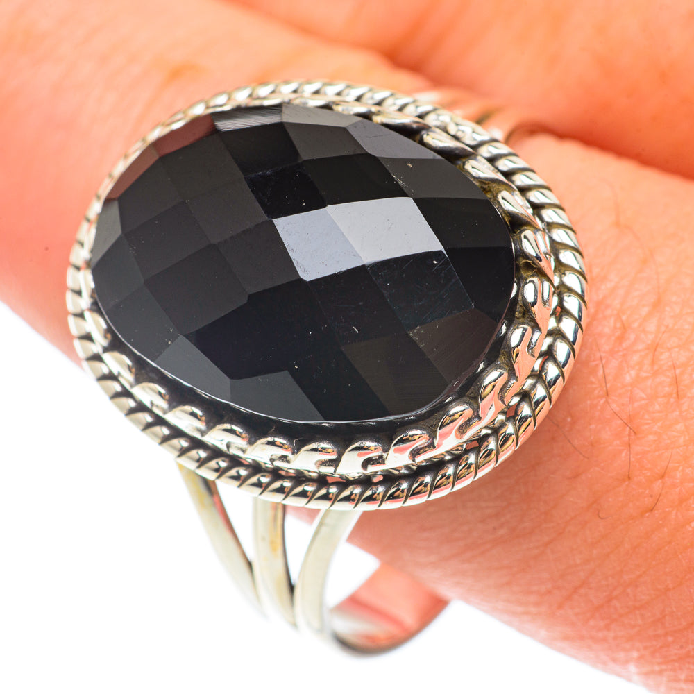 Black Onyx Rings handcrafted by Ana Silver Co - RING65545