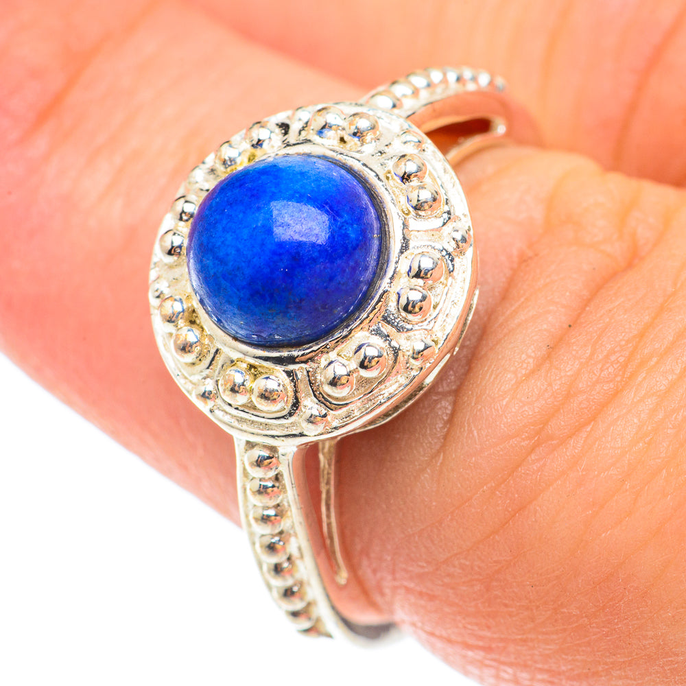 Lapis Lazuli Rings handcrafted by Ana Silver Co - RING65551