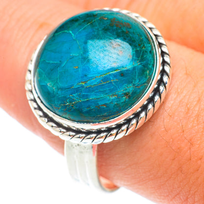 Chrysocolla Rings handcrafted by Ana Silver Co - RING65552