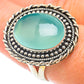 Aqua Chalcedony Rings handcrafted by Ana Silver Co - RING65553