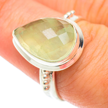 Prehnite Rings handcrafted by Ana Silver Co - RING65555
