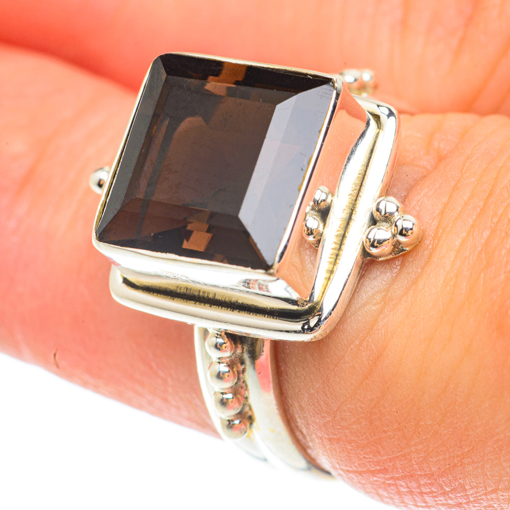 Smoky Quartz Rings handcrafted by Ana Silver Co - RING65557