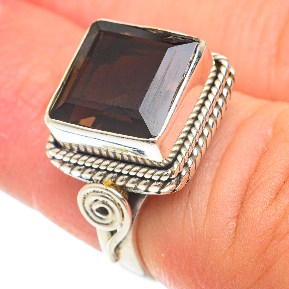 Smoky Quartz Rings handcrafted by Ana Silver Co - RING65558