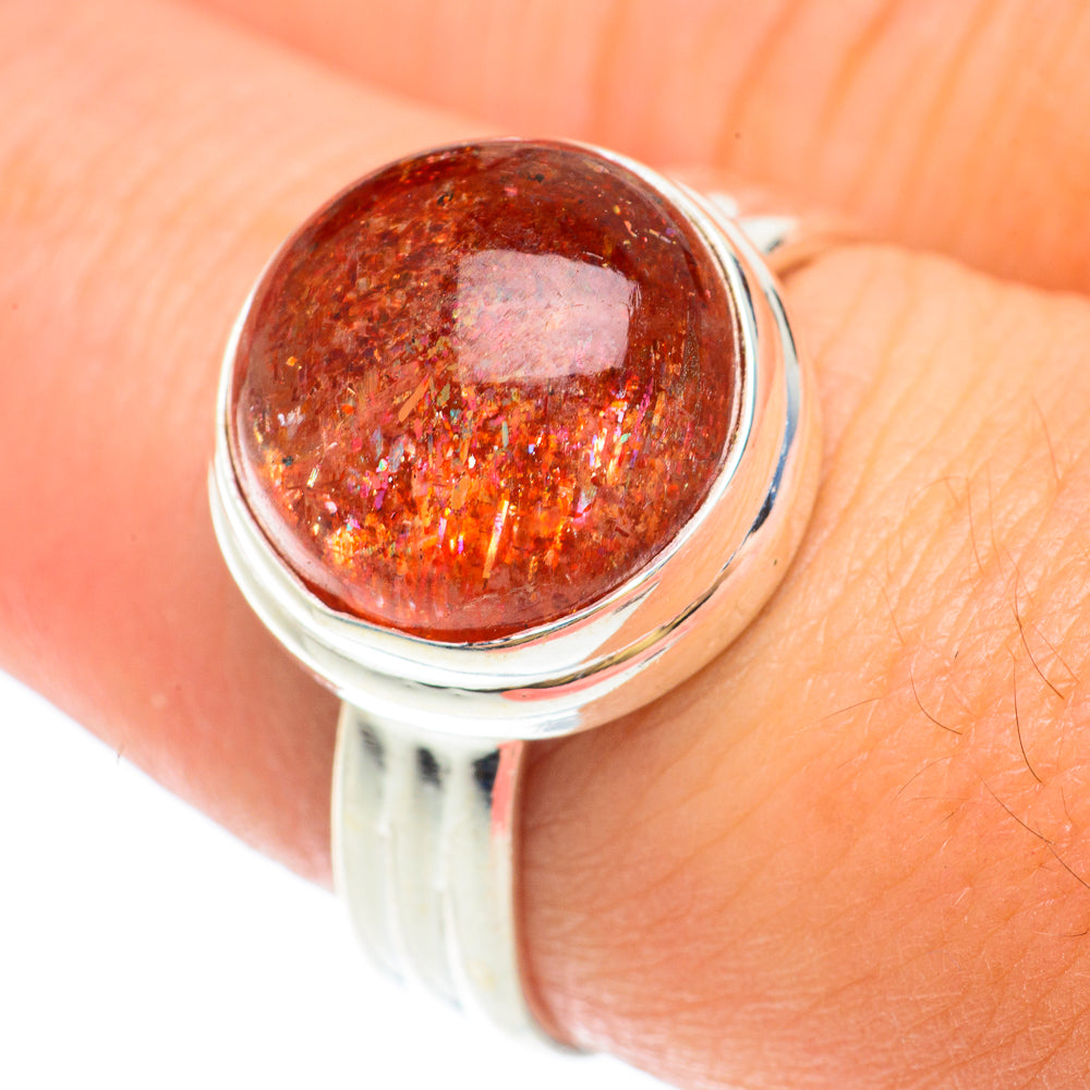 Sunstone Rings handcrafted by Ana Silver Co - RING65559