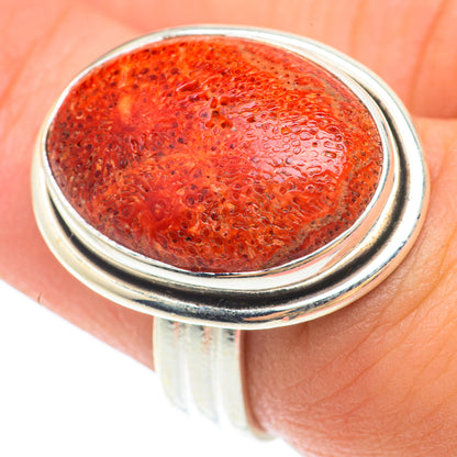 Sponge Coral Rings handcrafted by Ana Silver Co - RING65560