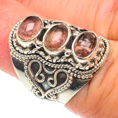 Pink Tourmaline Rings handcrafted by Ana Silver Co - RING65561