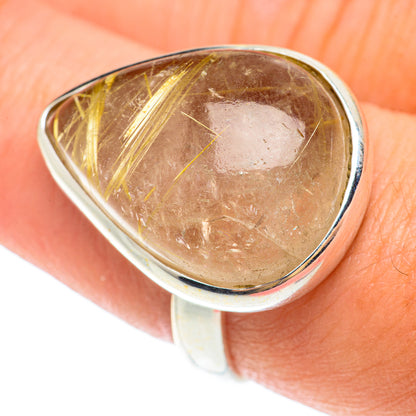 Rutilated Quartz Rings handcrafted by Ana Silver Co - RING65565