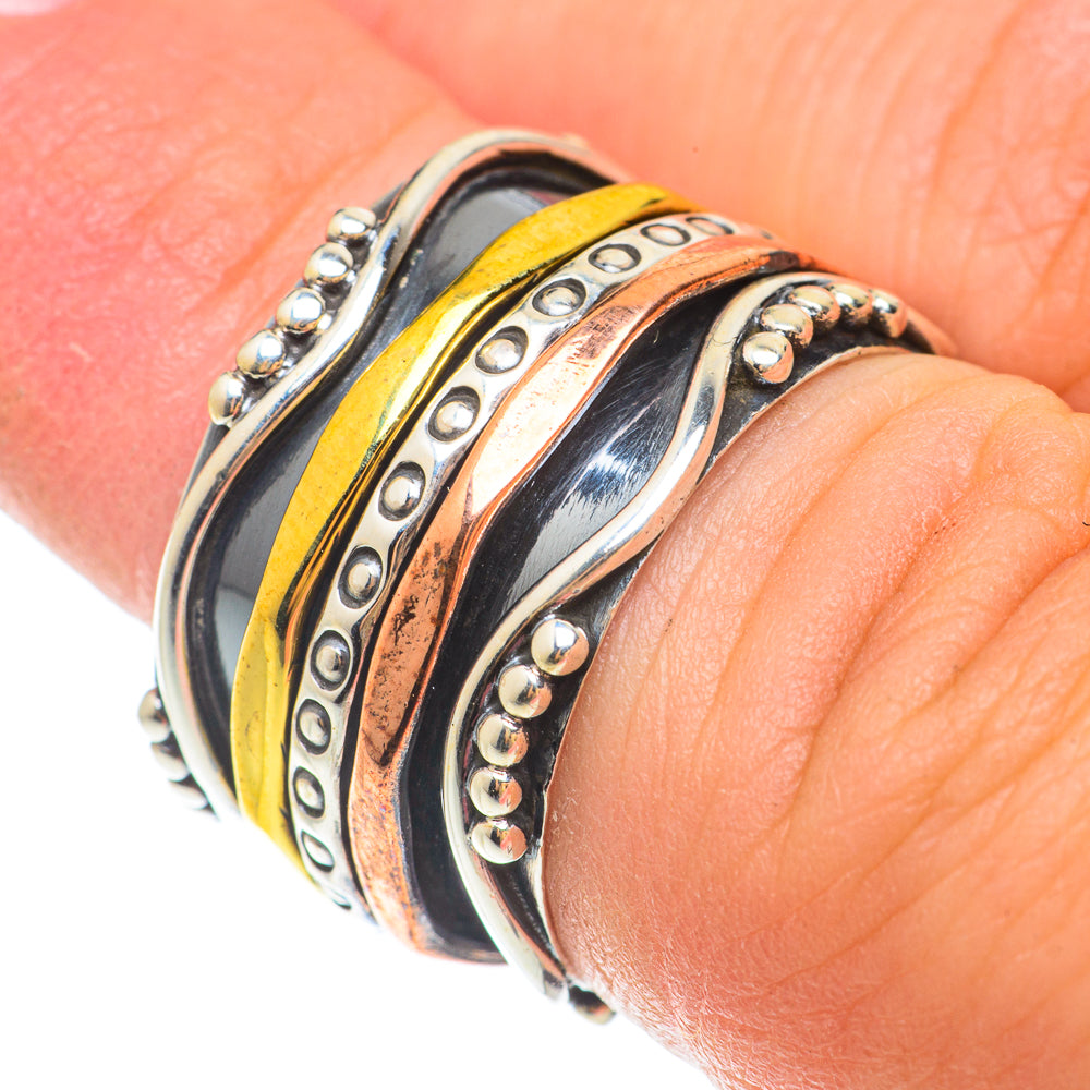 Meditation Spinner Rings handcrafted by Ana Silver Co - RING65566