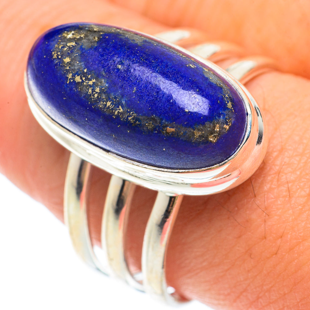 Lapis Lazuli Rings handcrafted by Ana Silver Co - RING65572