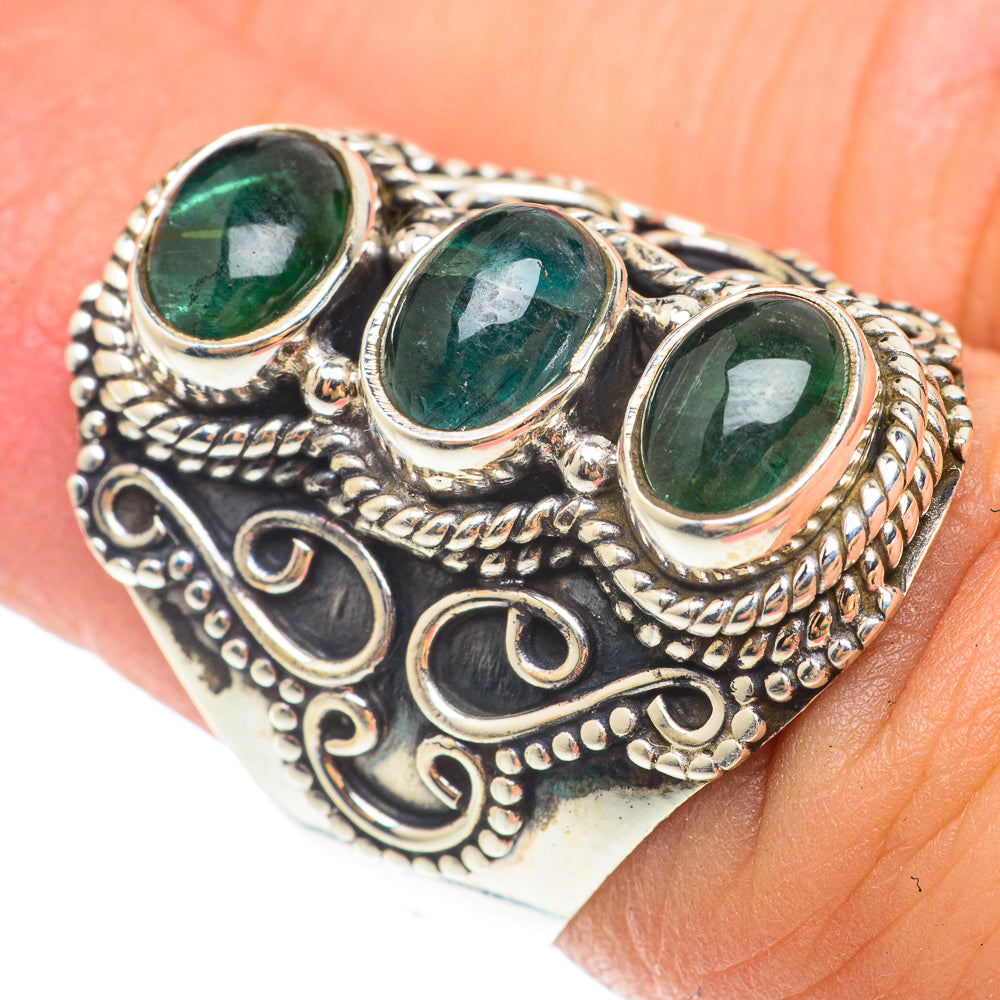 Green Fluorite Rings handcrafted by Ana Silver Co - RING65574