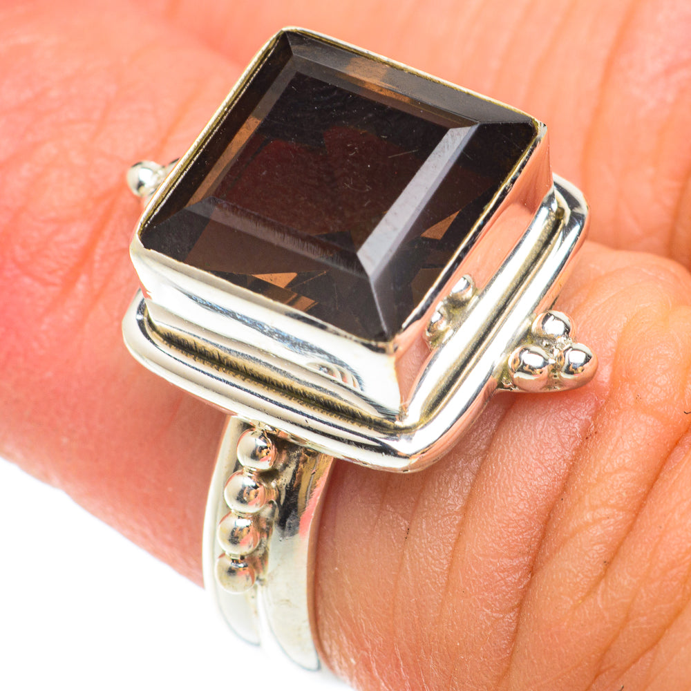 Smoky Quartz Rings handcrafted by Ana Silver Co - RING65578