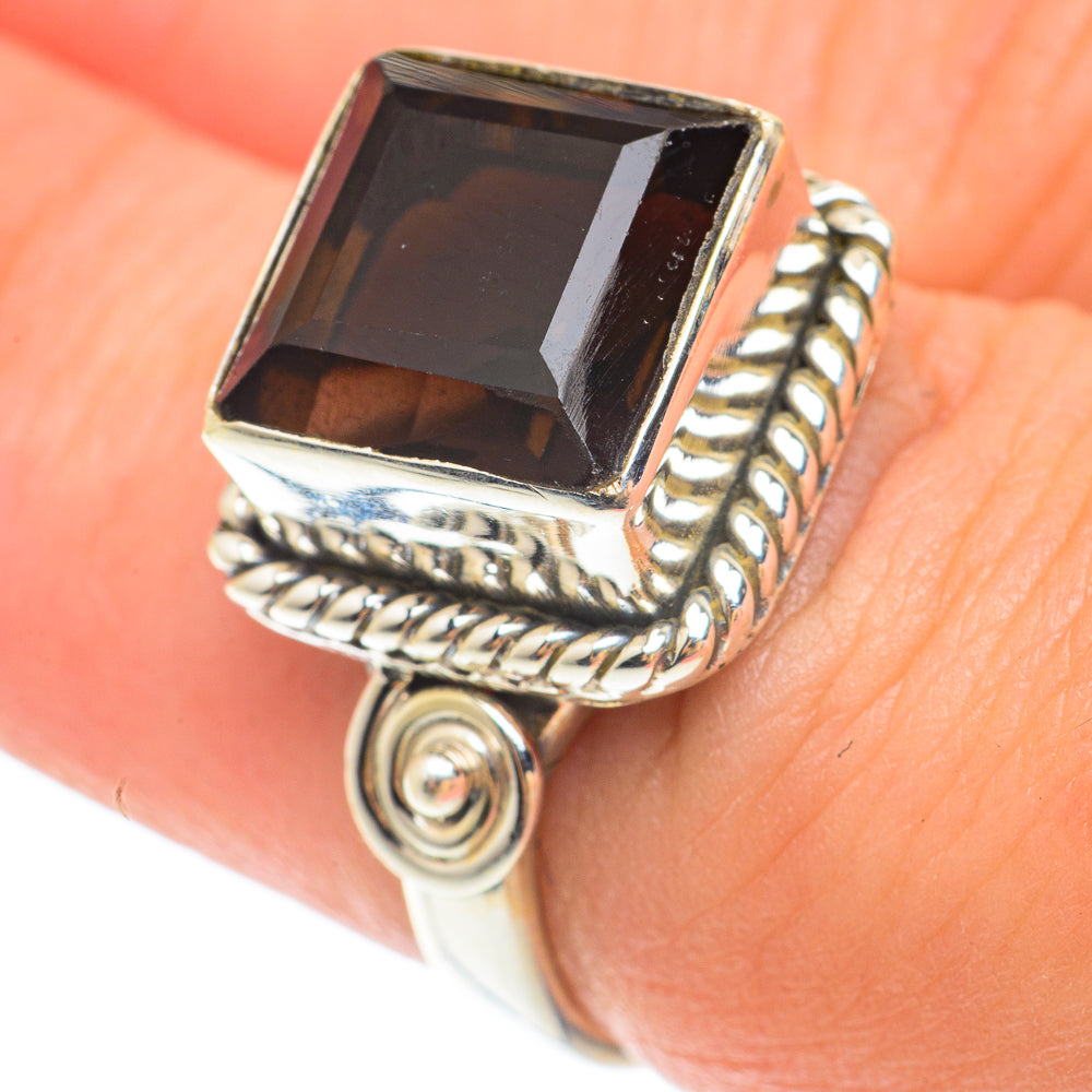 Smoky Quartz Rings handcrafted by Ana Silver Co - RING65579