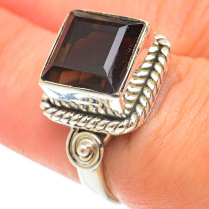 Smoky Quartz Rings handcrafted by Ana Silver Co - RING65579