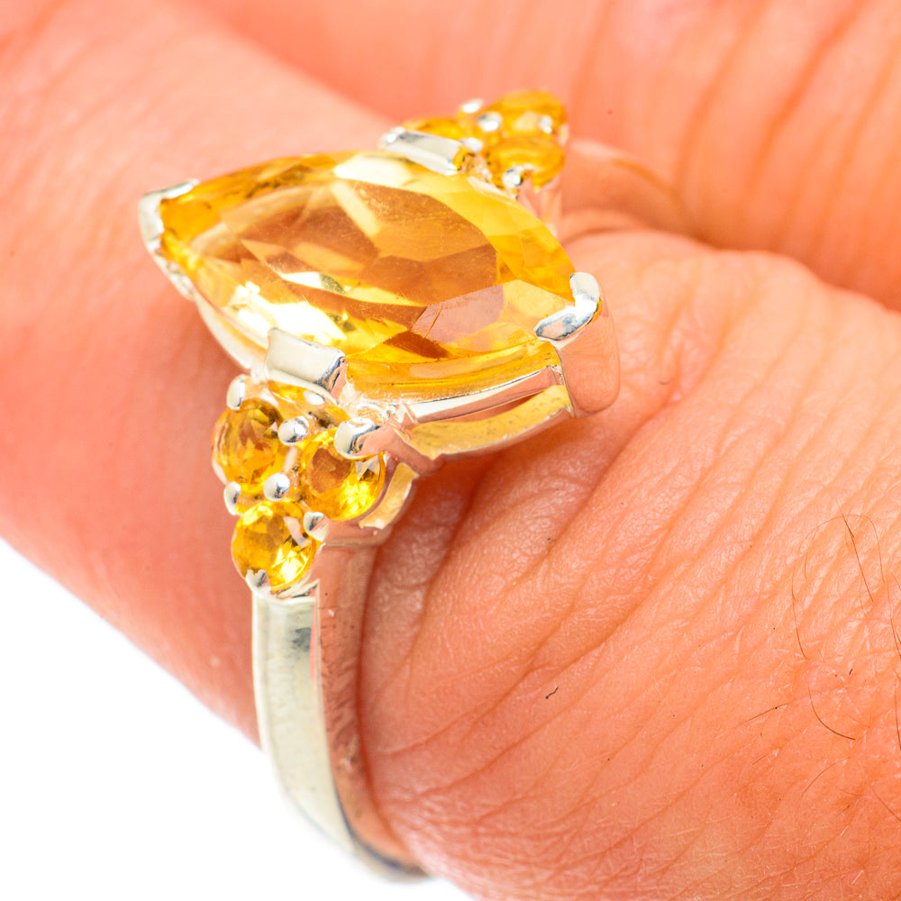 Citrine Rings handcrafted by Ana Silver Co - RING65581