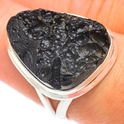 Tektite Rings handcrafted by Ana Silver Co - RING65588