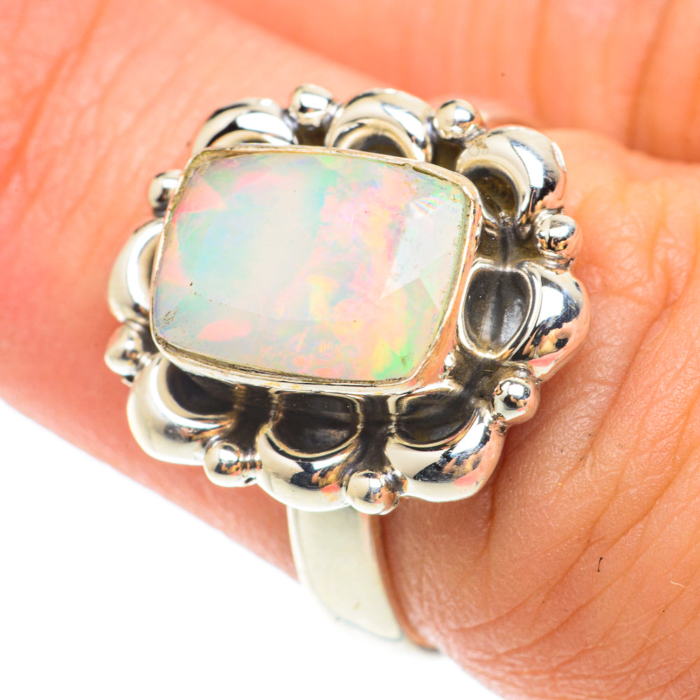 Ethiopian Opal Rings handcrafted by Ana Silver Co - RING65590