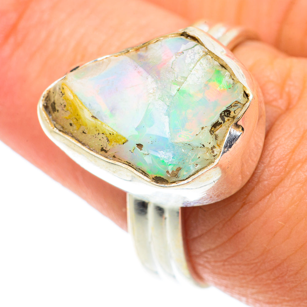 Ethiopian Opal Rings handcrafted by Ana Silver Co - RING65592