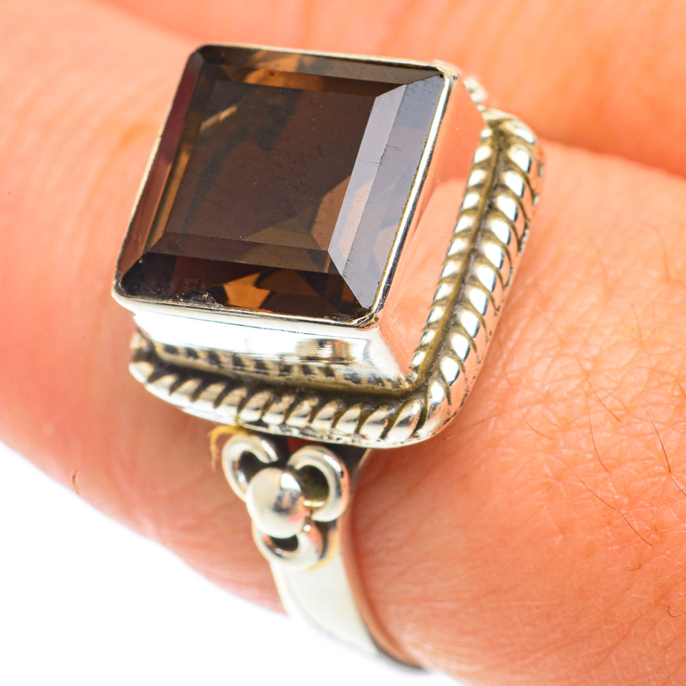 Smoky Quartz Rings handcrafted by Ana Silver Co - RING65600