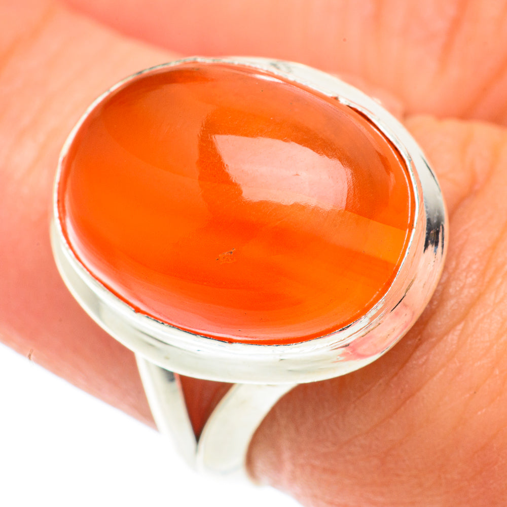 Carnelian Rings handcrafted by Ana Silver Co - RING65603