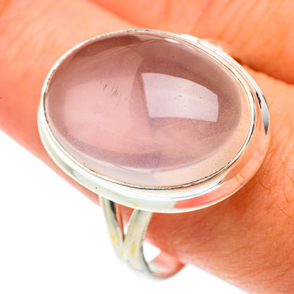 Rose Quartz Rings handcrafted by Ana Silver Co - RING65605