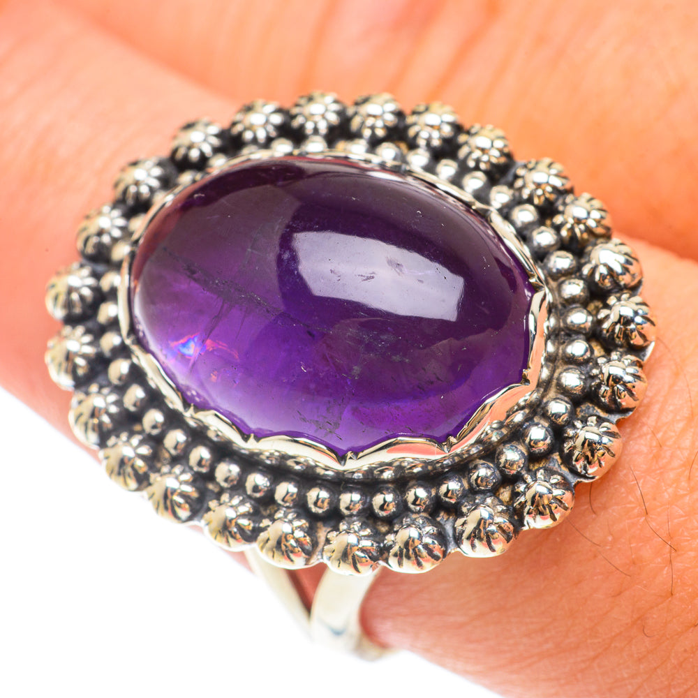 Amethyst Rings handcrafted by Ana Silver Co - RING65607