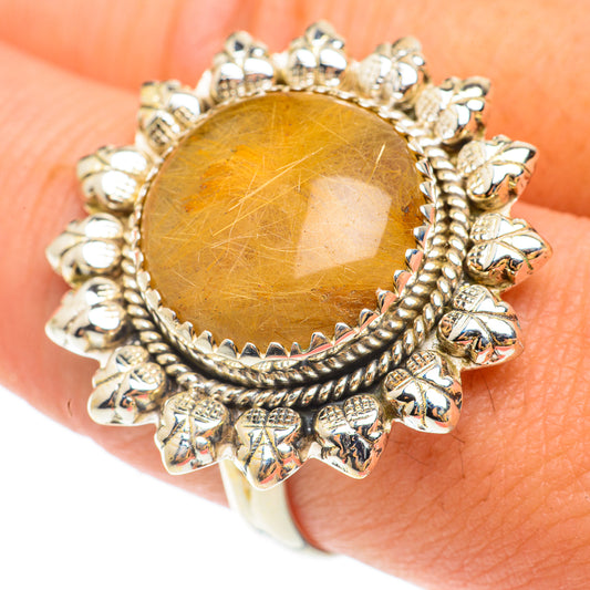 Rutilated Quartz Rings handcrafted by Ana Silver Co - RING65609