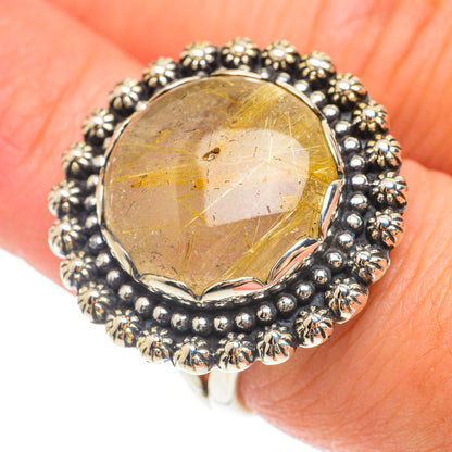 Rutilated Quartz Rings handcrafted by Ana Silver Co - RING65610