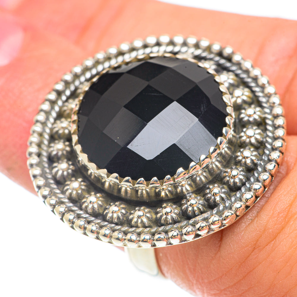 Black Onyx Rings handcrafted by Ana Silver Co - RING65611