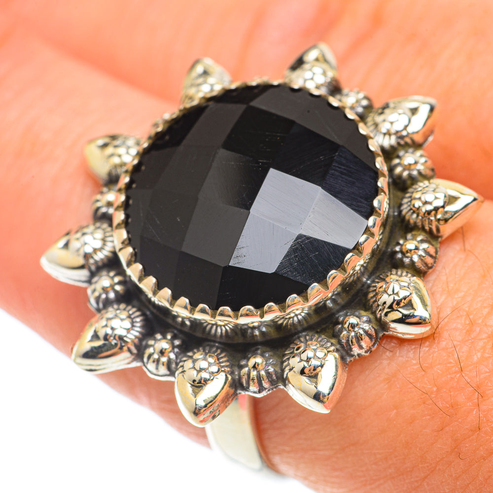 Black Onyx Rings handcrafted by Ana Silver Co - RING65612