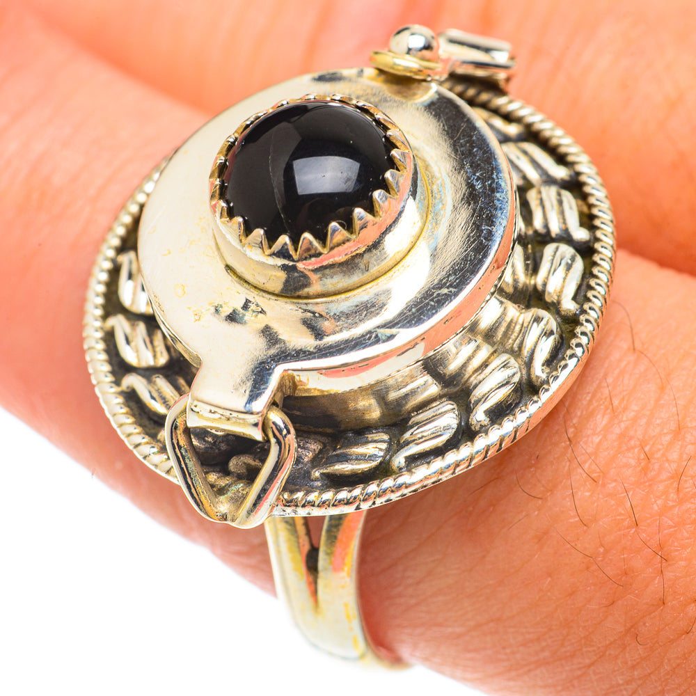 Black Onyx Rings handcrafted by Ana Silver Co - RING65614