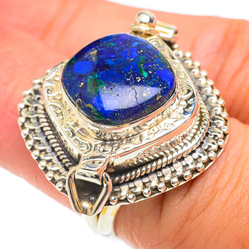 Azurite Rings handcrafted by Ana Silver Co - RING65619