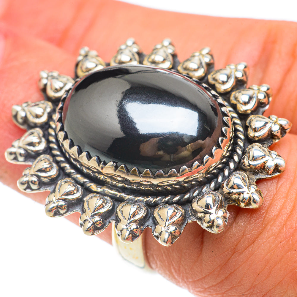 Hematite Rings handcrafted by Ana Silver Co - RING65624